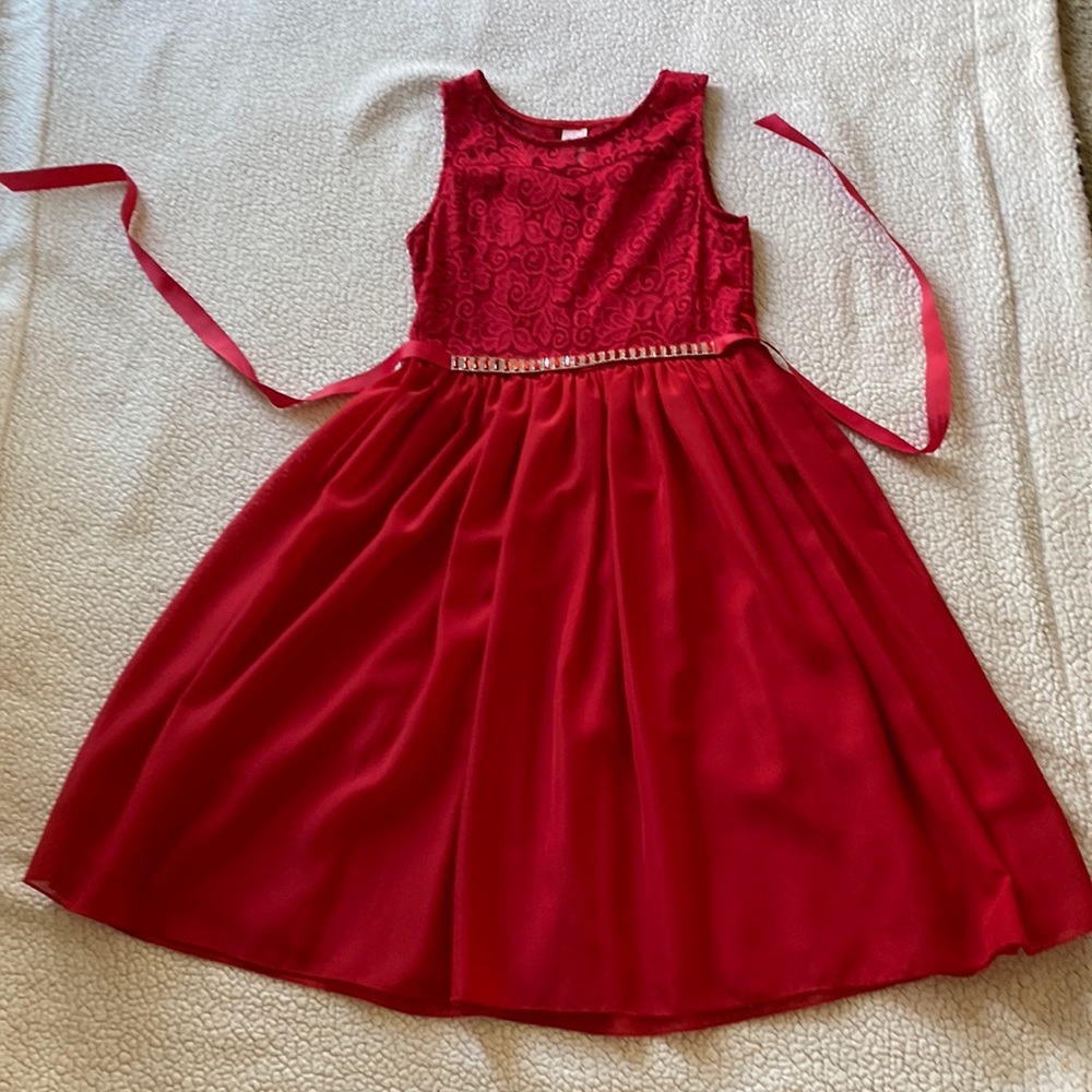 Just Kids girls size 14 red dress